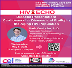 CEI HIV ECHO: Cardiovascular Disease and Frailty in the Aging HIV Population